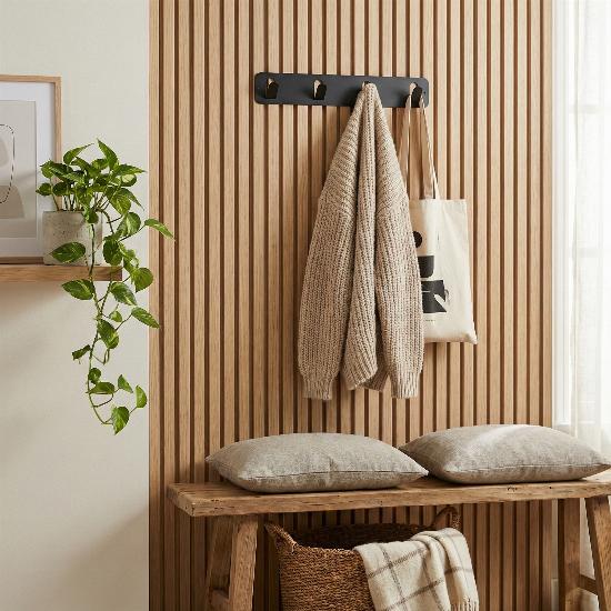 Patère carrée multiple