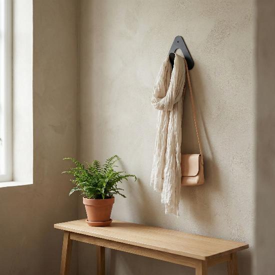 Patère triangle simple