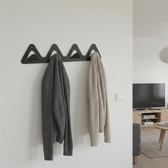 Patère triangle multiple