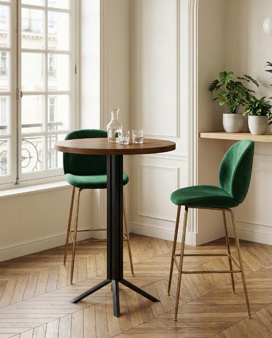 Pied bistrot flex H107