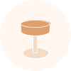 Pouf de salon