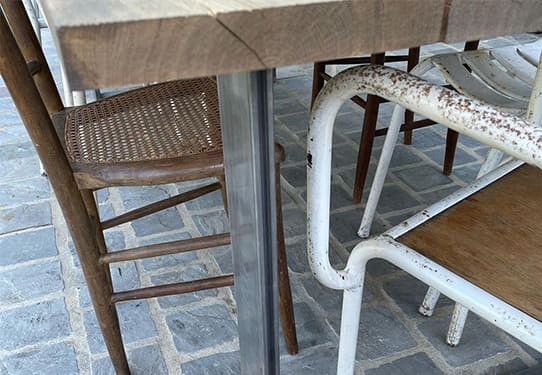 Personnaliser une table à manger extérieure Personnaliser une table à manger extérieure