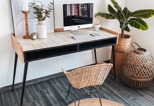 FABRIQUER UN BUREAU AVEC CAISSON