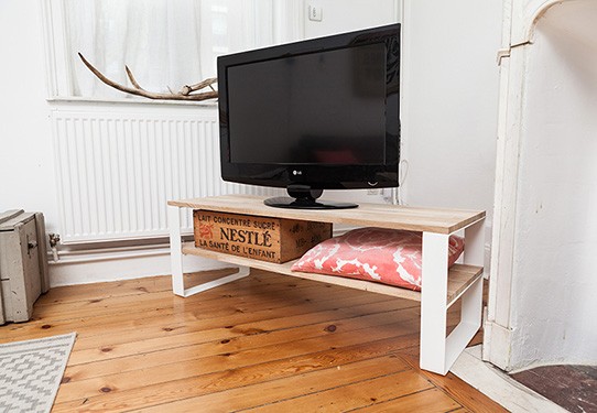 FABRIQUER UNE TABLE BASSE AVEC UNE TRAVERSE FABRIQUER UNE TABLE BASSE AVEC UNE TRAVERSE